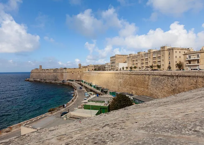 Designer With Comfy Sofa In By 360 Estates Apartment Valletta